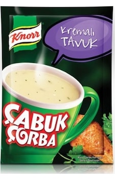 Knorr Çabuk Çorba Kremalı Tavuk 12 x 18 G Knorr Çabuk Çorba Kremalı Tavuk 12 x 18 G