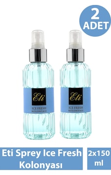 Eti Sprey Ice Fresh Kolonyası 150 Ml 2 Adet Eti Sprey Ice Fresh Kolonyası 150 Ml 2 Adet