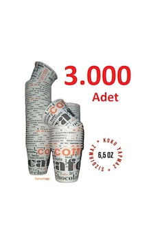 3000 ADET KARTON BARDAK