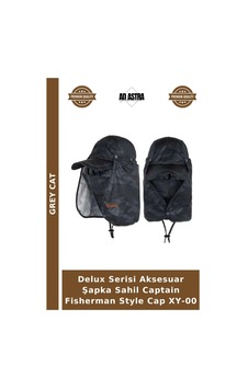 Grey Cat Delux Serisi Aksesuar Şapka Sahil Captain Fisherman Style Cap Xy-00 Çok Renkli