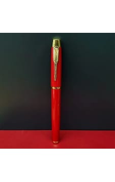 Şık Metal Kırmızı Roller Kalem 13 Cm - Özel İmza İçin Şık Metal Kırmızı Roller Kalem 13 Cm - Özel İmza İçin