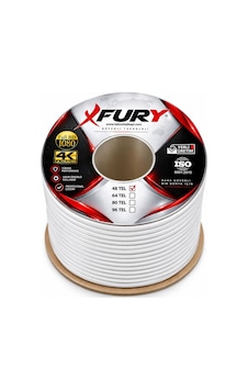 Fury 48 Tel Rg6-u6 Koaksiyel Tv Ve Uydu Anten Kablosu 100 Metre Fury 48 Tel Rg6-u6 Koaksiyel Tv Ve Uydu Anten Kablosu 100 Metre