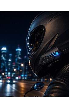 Bluetooth Motosiklet Kask Kulaklığı Mikrofonlu Kablosuz Sürüş Intercomu 36241363