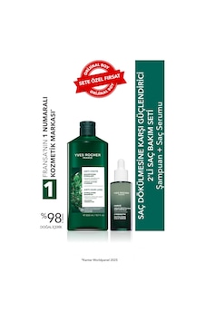 Yves Rocher Saç Dökülmesine Karşı Güçlendirici 2'li Saç Bakım Seti-şampuan 300 Ml & Saç Serumu 50 Ml Yves Rocher Saç Dökülmesine Karşı Güçlendirici 2'li Saç Bakım Seti-şampuan 300 Ml & Saç Serumu 50 Ml