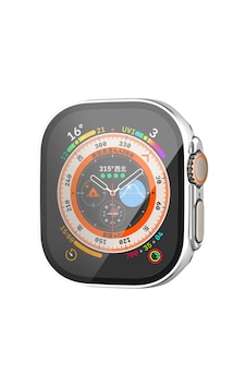 Uryport Apple Uyumlu Watch Ultra 49mm Legend Camlı Kasa Ekran Koruyucu - Gümüş Uryport Apple Uyumlu Watch Ultra 49mm Legend Camlı Kasa Ekran Koruyucu - Gümüş