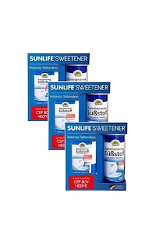 Sunlife Sweetener Tatlandırıcı 1200 Tablet + Cep Boy 300 Tablet 3 Paket Sunlife Sweetener Tatlandırıcı 1200 Tablet + Cep Boy 300 Tablet 3 Paket