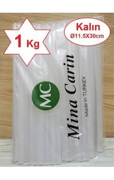 Zirve Mum Silikon Kalın 11.5x30cm Sıcak Mum Silikon Çubuk Uç 1 Kg