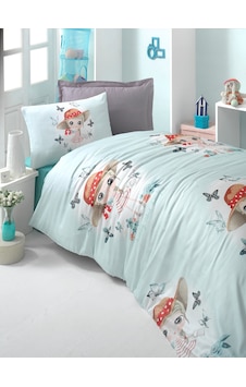 Komfort Home Genç Ranforce Nevresim Takımı (Candy Girl Turkuaz)