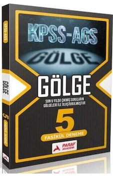 Yeni Ags - Paraf Akademi Kpss Meb-ags Tüm Dersler Gölge 5 Deneme Fasikül Paraf Akademi Yayınları Yeni Ags - Paraf Akademi Kpss Meb-ags Tüm Dersler Gölge 5 Deneme Fasikül Paraf Akademi Yayınları