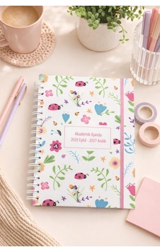 Lizy 2026-2027 Akademik Ajanda - A5 Spiralli Planner Tasarı-8 Çok Renkli Lizy 2026-2027 Akademik Ajanda - A5 Spiralli Planner Tasarı-8 Çok Renkli