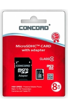 Concord Hafıza Kartı 8GB C-M8 Yüksek Hız Concord Hafıza Kartı 8GB C-M8 Yüksek Hız