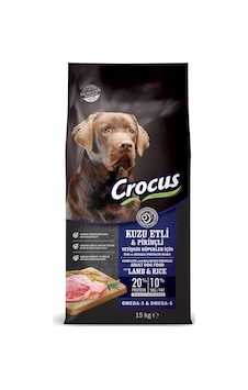 Crocus - 843 - Kuzu Etli Pirinçli Yet. Köpek Maması - Spt-gld - 15 Kg Crocus - 843 - Kuzu Etli Pirinçli Yet. Köpek Maması - Spt-gld - 15 Kg