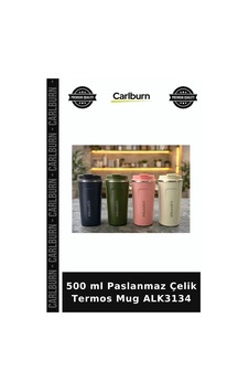 Özel Üretim Seyahat 500 Ml Paslanmaz Çelik Termos Mug - Çift Katmanlı Sızdırmaz Kahve Kupası Alk3134 Özel Üretim Seyahat 500 Ml Paslanmaz Çelik Termos Mug - Çift Katmanlı Sızdırmaz Kahve Kupası Alk3134