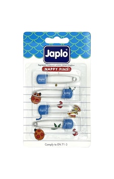 Japlo Emniyetli Çengelli Bebek İğnesi 4'lü - Mavi Nhr Japlo Emniyetli Çengelli Bebek İğnesi 4'lü - Mavi Nhr