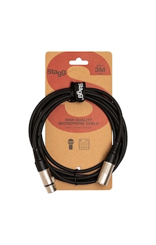 Stagg Smc3 3 Metre Mikrofon Kablosu Xlr Dişi - Xlr Erkek Stagg Smc3 3 Metre Mikrofon Kablosu Xlr Dişi - Xlr Erkek