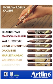 Artline Furniture Marker Mobilya Rötuş Kalemi Black-Siyah Artline Furniture Marker Mobilya Rötuş Kalemi Black-Siyah