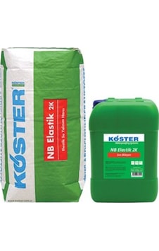 Köster Nb Elastik 2K - Çimento Esaslı Tam Elastik Sürme Yalıtım - 33 KG Köster Nb Elastik 2K - Çimento Esaslı Tam Elastik Sürme Yalıtım - 33 KG