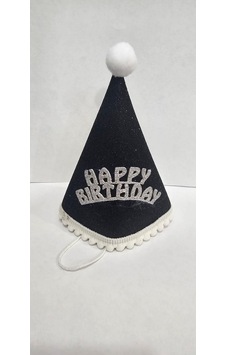 Delux Serisi Happy Birthday Siyah Gümüş Keçe Bebek Şapkası Kutlama Sürpriz Yenidoğan 0 Yaş Delux Serisi Happy Birthday Siyah Gümüş Keçe Bebek Şapkası Kutlama Sürpriz Yenidoğan 0 Yaş