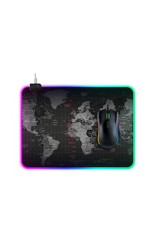 Ally Dünya Desenli Rgb Led Işıklı Oyuncu Mouse Pad 300 250 4mm- 5 Ally Dünya Desenli Rgb Led Işıklı Oyuncu Mouse Pad 300 250 4mm- 5