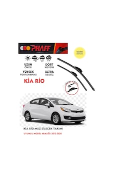 Kia Rio Ön Cam Muz Silecek Takımı 2014 Model Araca Özel Aparat Kia Rio Ön Cam Muz Silecek Takımı 2014 Model Araca Özel Aparat