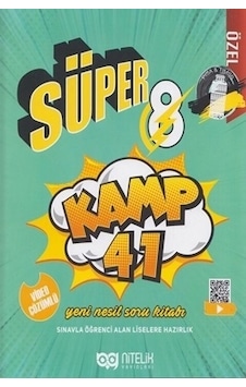 Nitelik Yayınları 8. Sınıf Tüm Dersler Süper Kamp 41 Soru Kitabı Nitelik Yayınları 8. Sınıf Tüm Dersler Süper Kamp 41 Soru Kitabı