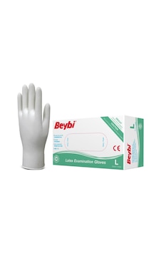 Beybi Pudralı Lateks Muayene Eldiveni 100'lü x 20 Kutu Beybi Pudralı Lateks Muayene Eldiveni 100'lü x 20 Kutu