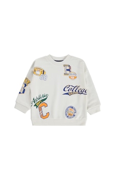 Silversun Kids Silversun Athletic 68 Baskılı 2-7 Yaş Sweatshirt - Ekru Silversun Kids Silversun Athletic 68 Baskılı 2-7 Yaş Sweatshirt - Ekru