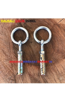 Kancalı Çelik Dübel M10 x 100 Mm Salıncak Asma Dübeli 2 Adet Kancalı Çelik Dübel M10 x 100 Mm Salıncak Asma Dübeli 2 Adet