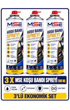 Mse Pro Koşu Bandı Silikon Sprey 3 X 500 Ml / Koşu Bandı Yağı, Yağlayıcı Ve Bakım Spreyi Mse Pro Koşu Bandı Silikon Sprey 3 X 500 Ml / Koşu Bandı Yağı, Yağlayıcı Ve Bakım Spreyi