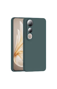 Kilifone - Vivo V50 Lite 4g Uyumlu Kılıf Esnek Koruyucu Mara Lansman Kapak - Koyu Yeşil - T37337 Kilifone - Vivo V50 Lite 4g Uyumlu Kılıf Esnek Koruyucu Mara Lansman Kapak - Koyu Yeşil - T37337