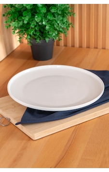 Aria Yuvarlak Servis Tabak - 26 Cm Beyaz Aria Yuvarlak Servis Tabak - 26 Cm Beyaz