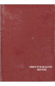 Giden Evrak Kayıt Defteri Ciltli 96 Yp Özkan Bordo Giden Evrak Kayıt Defteri Ciltli 96 Yp Özkan Bordo