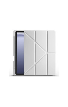 Aksesuarcim A9 Sm-x210 X215 X216 X218 İle Uyumlu Kılıf Silikon Yumuşak Kalem Bölmeli Esnek 4 Farklı Stand Olabilen Tablet Kılıfı Gri Sku: Zeusb0fhj62qgh Arka Kapak