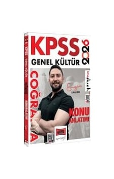 Kpss 2026 Genel Kültür Coğrafya Konu Anlatımı - Engin Eraydın - Yargı Kpss 2026 Genel Kültür Coğrafya Konu Anlatımı - Engin Eraydın - Yargı