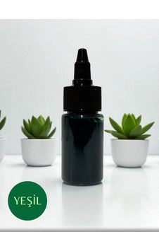 Yüksek Kalite Opak Ve Transparan Epoksi Pigment Yeşil Renk 35 Gr