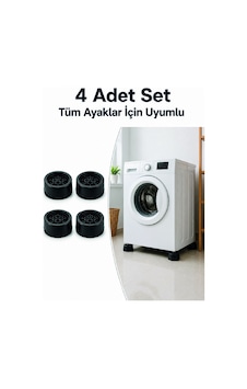 Kaymaz Tabanlı 4 Adet Makine Ayak Yükseltici Sarı Kaymaz Tabanlı 4 Adet Makine Ayak Yükseltici Sarı