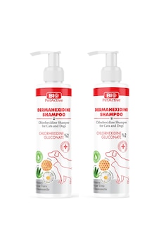 Bio Petactive Dermahexidine Shampoo Antiseptik Kedi Ve Köpek Şampuanı 250 Ml. X 2 Adet Bio Petactive Dermahexidine Shampoo Antiseptik Kedi Ve Köpek Şampuanı 250 Ml. X 2 Adet