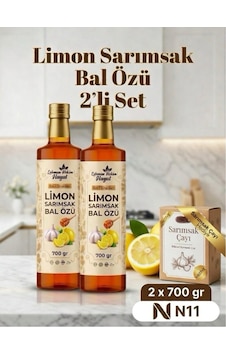 Lokman Hekim Hayat 2 Şişe Bal Özlü Limon Sarımsak Zencefil Özü 2x700 Gr Sarımsak Çayı Hediyesiyle Lokman Hekim Hayat 2 Şişe Bal Özlü Limon Sarımsak Zencefil Özü 2x700 Gr Sarımsak Çayı Hediyesiyle