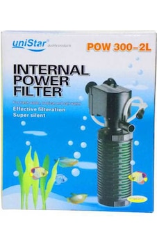Unistar Pow 300-2L Akvaryum İç Filtre 700 L/H Unistar Pow 300-2L Akvaryum İç Filtre 700 L/H