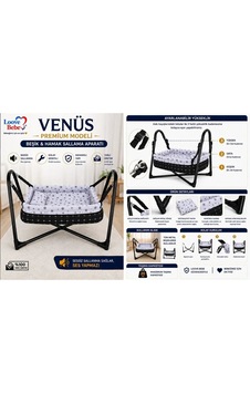 Venüs Premium Hamak Salıncak Siyah Venüs Premium Hamak Salıncak Siyah