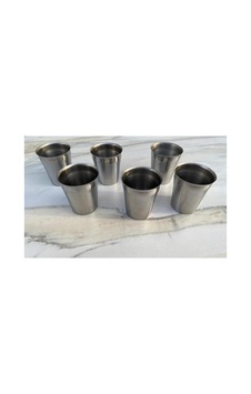 Çelik Su Ve Ayran Bardağı 6 Adet -