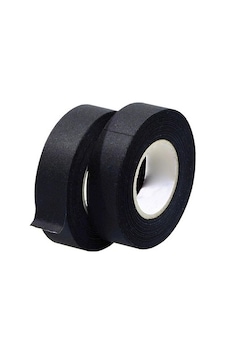 Tüylü Endüstriyel Siyah Bez Bant 18 Mm X 10 Mt