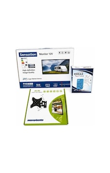 Sensation 19 Inç Karavan Tv Seti 12 Volt Full Hd 1080p Led Ekran-uydu Alıcı-askı Aparatı Hareketli