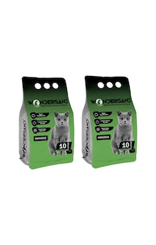 Wondersand Kokusuz Naturel İnce Topaklaşan Bentonit Kedi Kumu 2 x 10 L Wondersand Kokusuz Naturel İnce Topaklaşan Bentonit Kedi Kumu 2 x 10 L