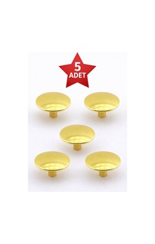 Metal Gold Altın Yuvarlak Düğme Mobilya Çekmece Düğme Kulp 5 Adet Altın Altın Metal Gold Altın Yuvarlak Düğme Mobilya Çekmece Düğme Kulp 5 Adet Altın Altın