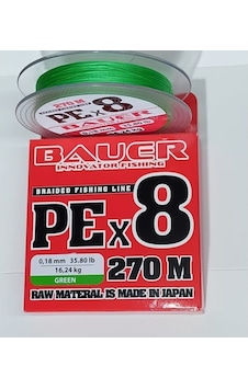 Bauer0,23 Innovator Fıshıng 8x Green Ip Misina 270 Metre 0,23mm Bauer0,23 Innovator Fıshıng 8x Green Ip Misina 270 Metre 0,23mm