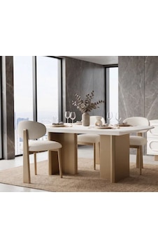 Neva Mdf Açılır Yemek Masası+6sandalye Aytaşı Neva Mdf Açılır Yemek Masası+6sandalye Aytaşı