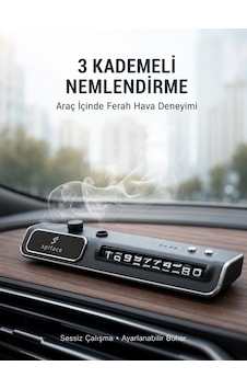 Araç - 360 - Ön Cam Nemlendirici Telefon Numarası Gösterme Aparatı Led Işıklı - Spt-gld - Yeni Nesil Araç - 360 - Ön Cam Nemlendirici Telefon Numarası Gösterme Aparatı Led Işıklı - Spt-gld - Yeni Nesil