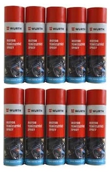 10x Würth Motor Temizleme Spreyi 500 Ml 5x25x5
