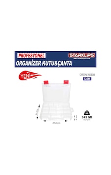 Plastik Bölmeli Çanta Organizer 16 Bölme Plastik Bölmeli Çanta Organizer 16 Bölme